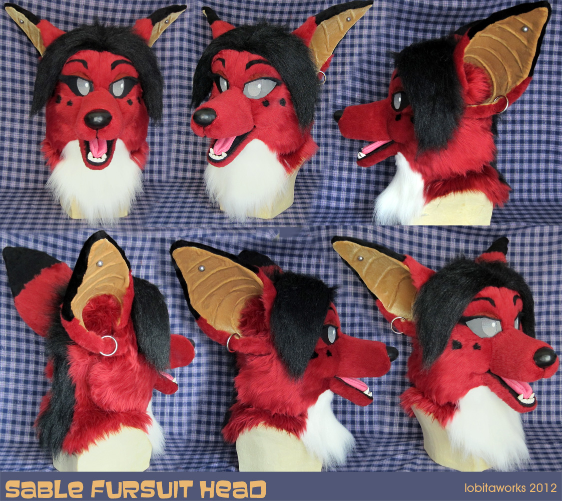 Sable Fursuit Head