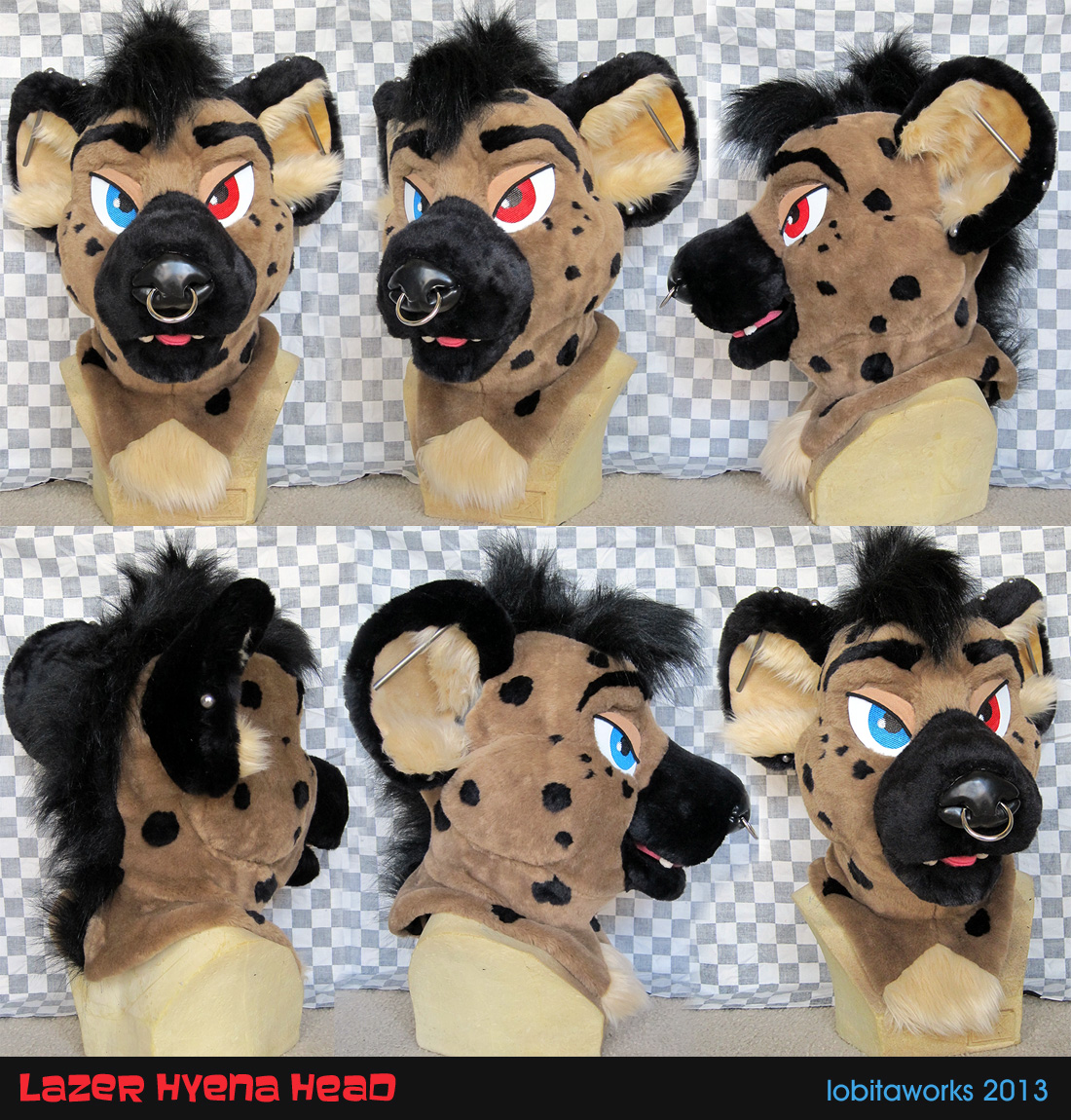 Lazer Hyena Head