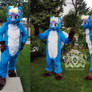 Trevor the Blue Squirrel Fursuit