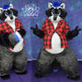 Blueberry Raccoon Fursuit 2