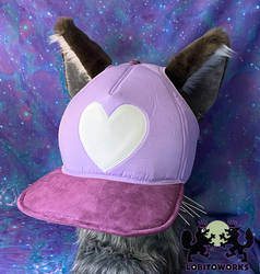 Purple Heart Fursuit Hat