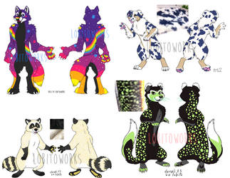 Fursuit Adoptables Available