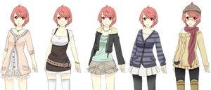 TH: Yuuhi outfits