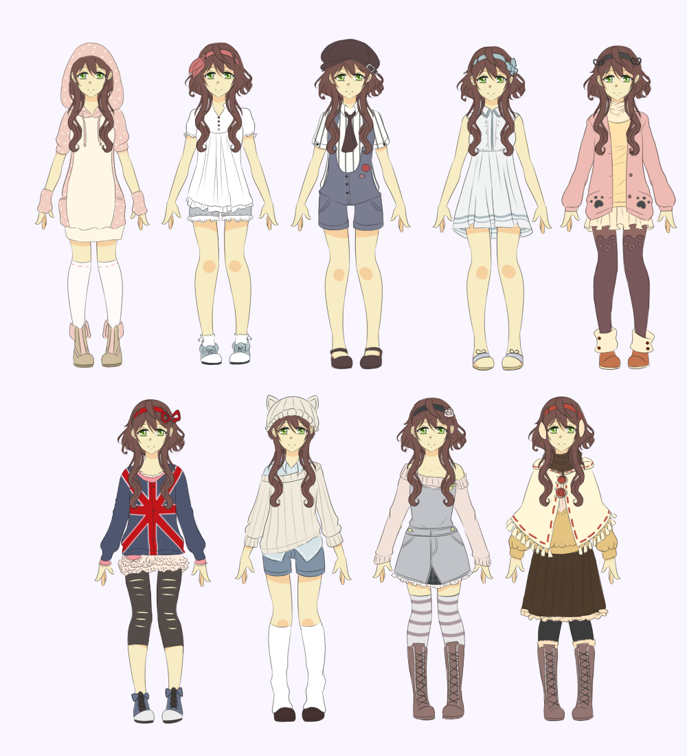 Nao's outfits