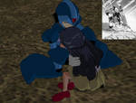 MMD - Mega Man X - X and Tara (MANGA RECREATION) by wolfshadow6