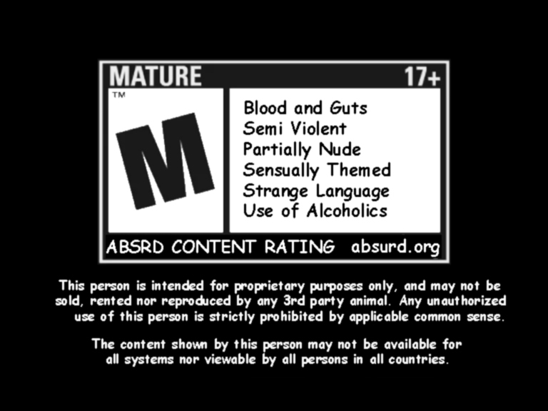 Absurd Warning Label by 1DeViLiShDuDe on DeviantArt