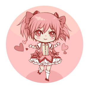 Madoka Chibi Button