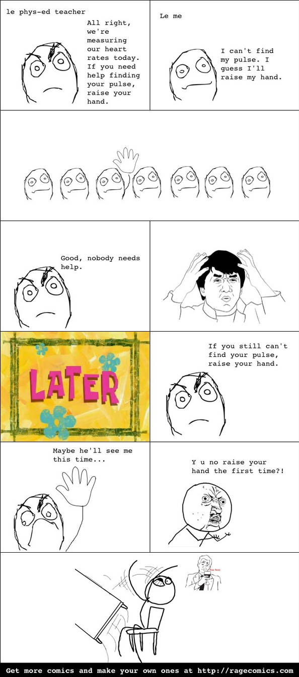 Rage Comic - Finding a Pulse by MisterJukebox8 on DeviantArt