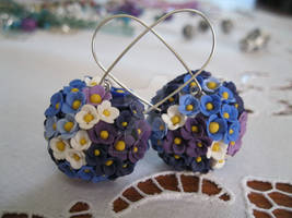 Earrings - flowers