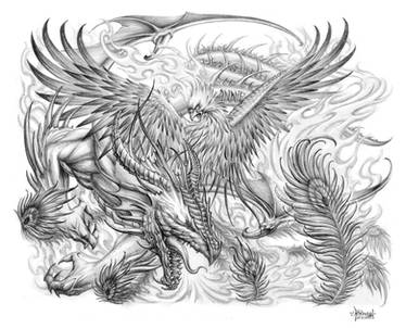 Dragon Phoenix Tattoo