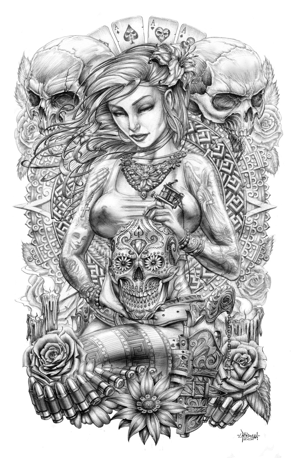 Sugar Skull Goddess