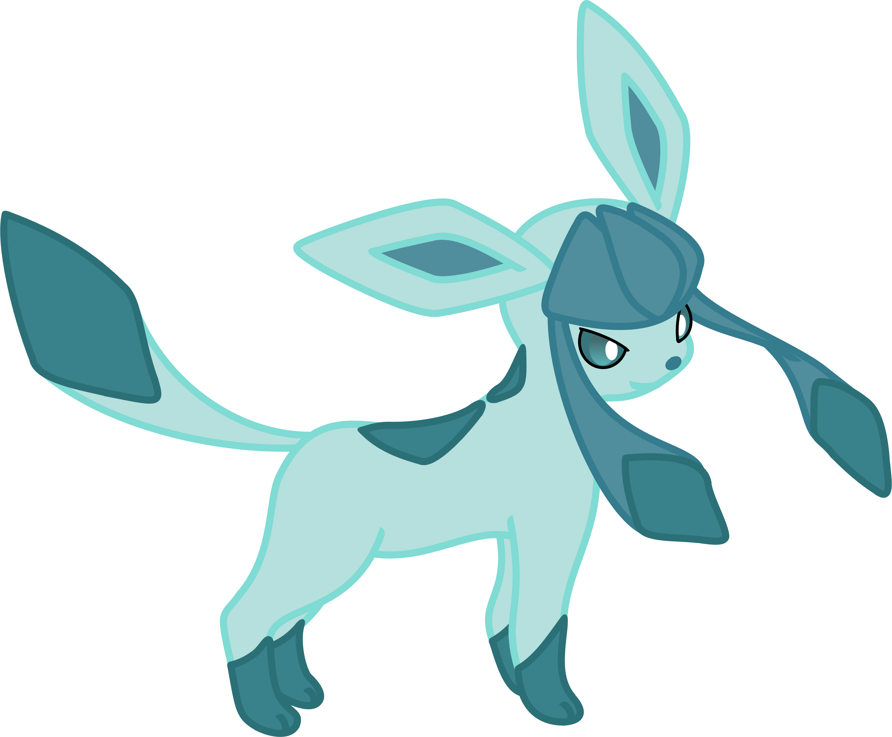 MLP-esque Glaceon