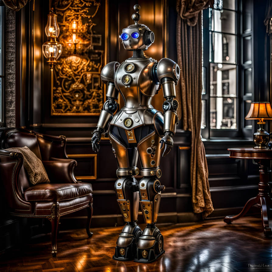 Robot Butler by SatAyasis on DeviantArt