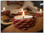 Our Advent Wreath candle:D by ViCeCityPhotographer