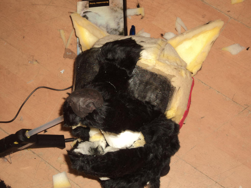 Work in Progress - Timberwolf Mask Front View by Kreativjunkie on ...