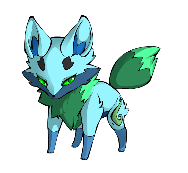 Water Spirit Fox By LunaticLily13