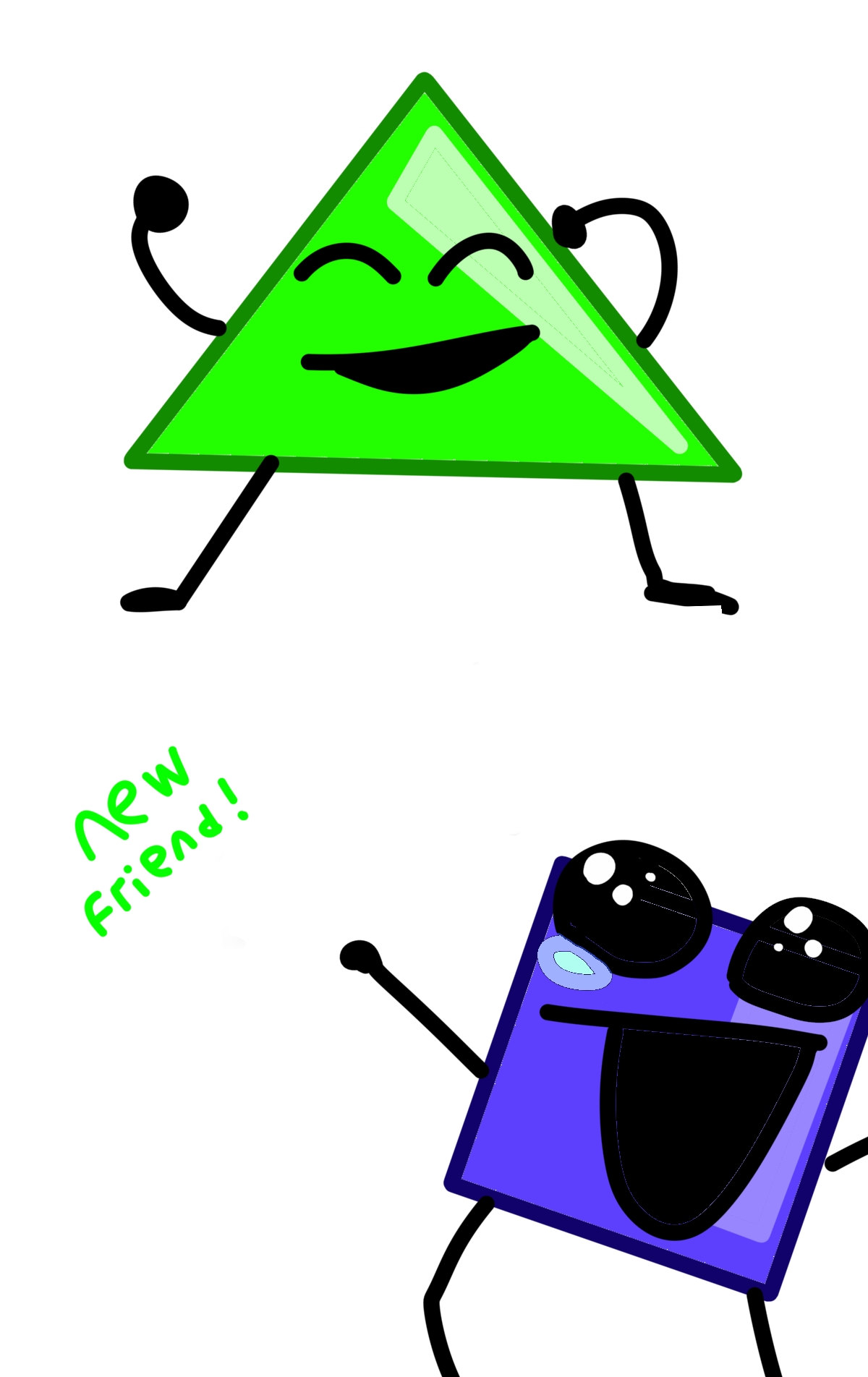 Friend Triangle NEW FRIEND Triangle! Sorry if Its bad by 7thNeonMan on DeviantArt
