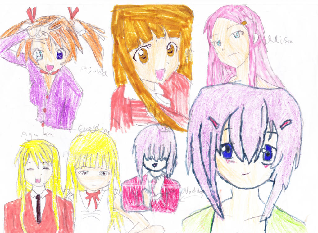 Negima Deviantart My Negima drawings by raventhegem23 on DeviantArt