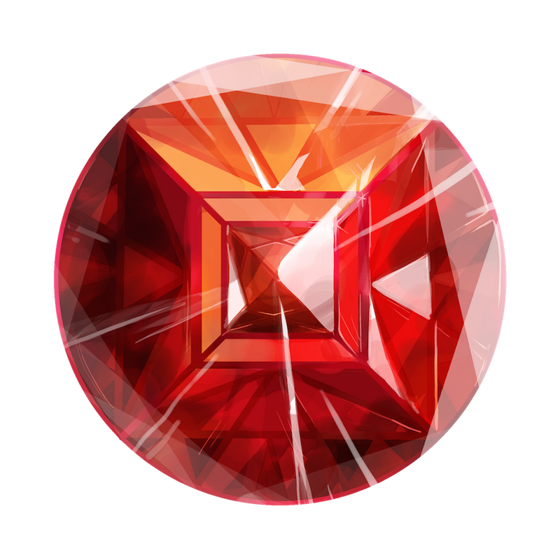 Ruby Gem Painting by aellaeart on DeviantArt