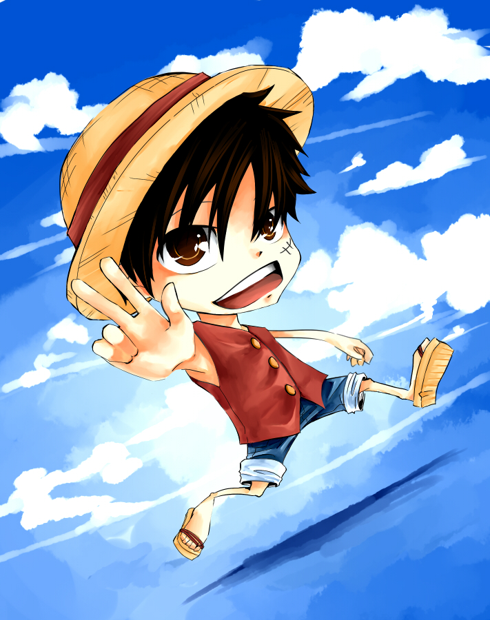 One Piece: Chibi Luffy by sorel-chama on DeviantArt