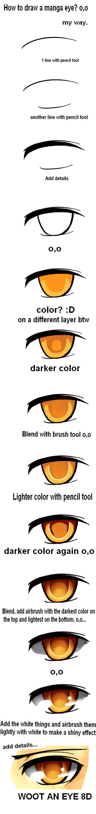 How to draw an eye o,o