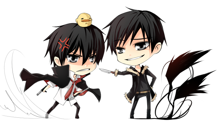 KHRDRRR:Chibi Hibari and Izaya