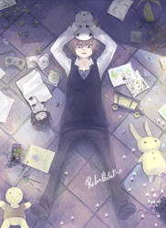 KHR Tsuna Laying on the FLOOR