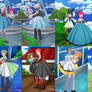 Collage pokegirls  dance slove story