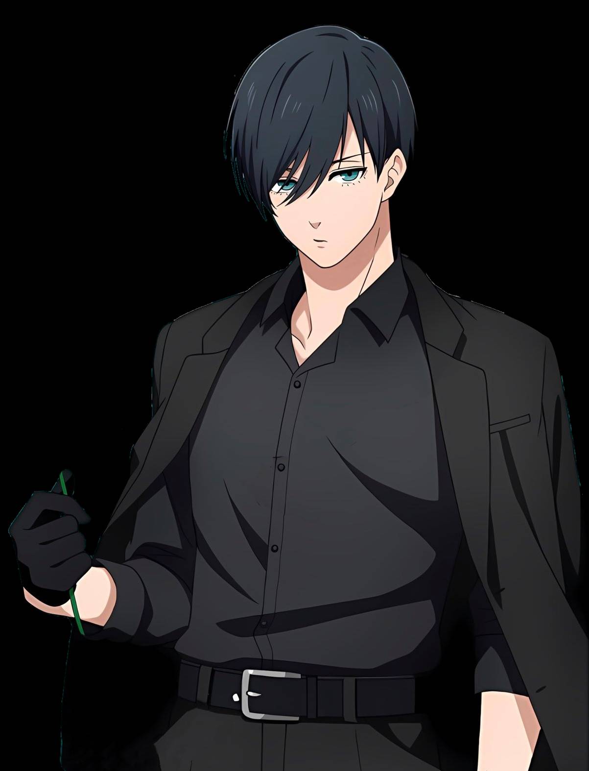 rin itoshi blue lock png render by badassgeek on DeviantArt