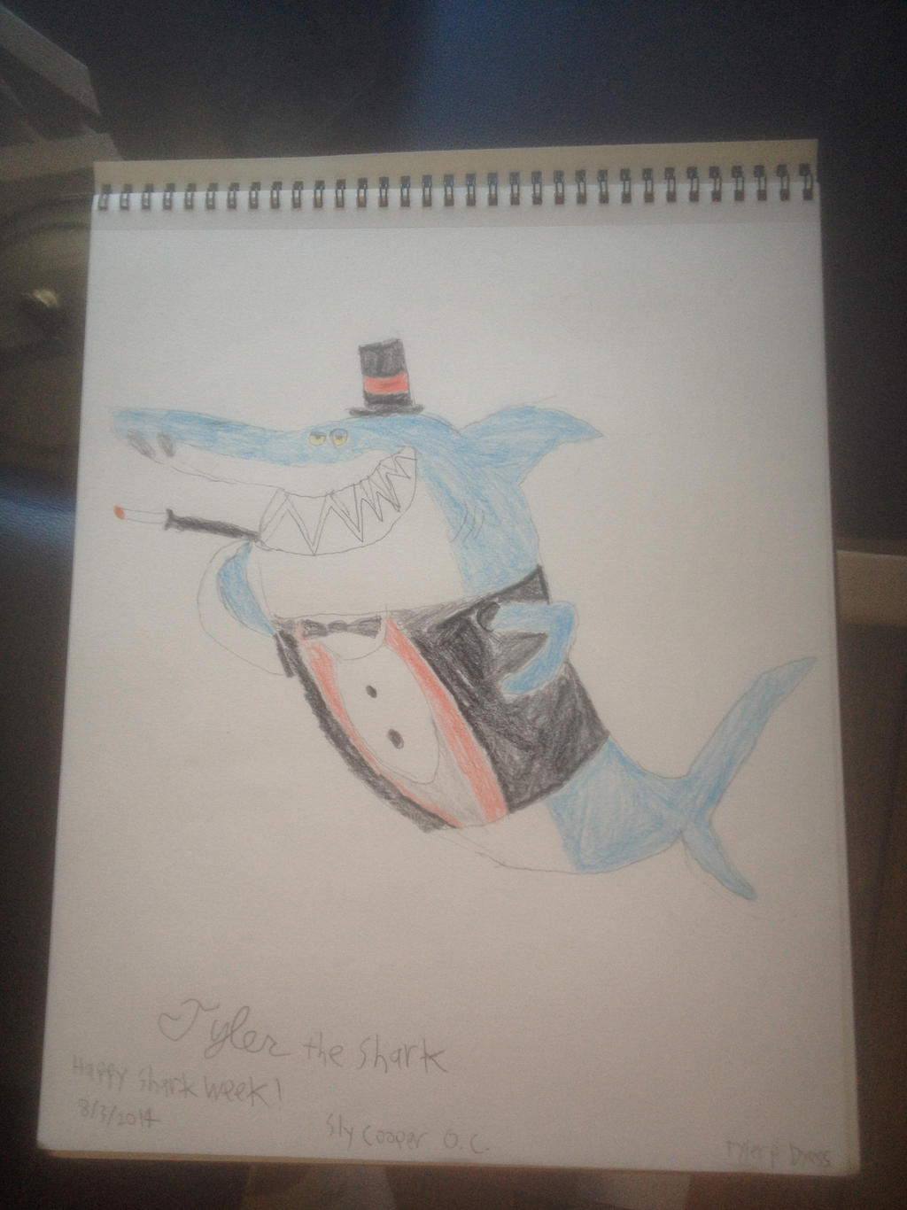 Sly Cooper OC Tyler the Shark (Shark Week 2014)