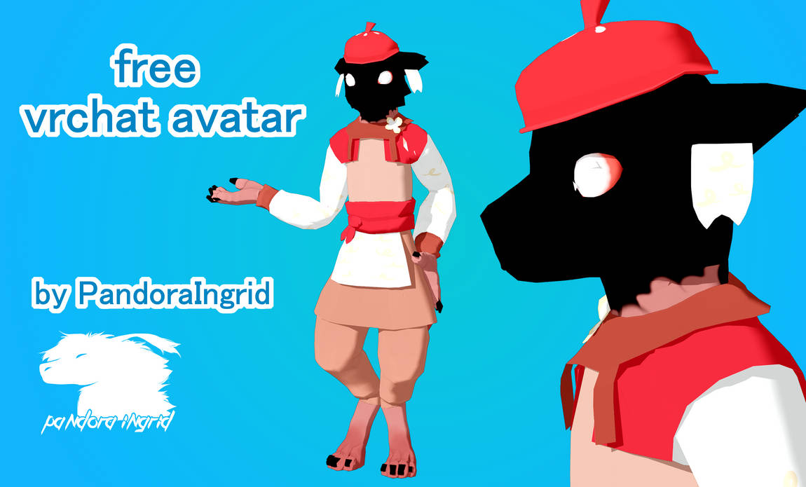 Free vrchat model by PandoraIngrid on DeviantArt