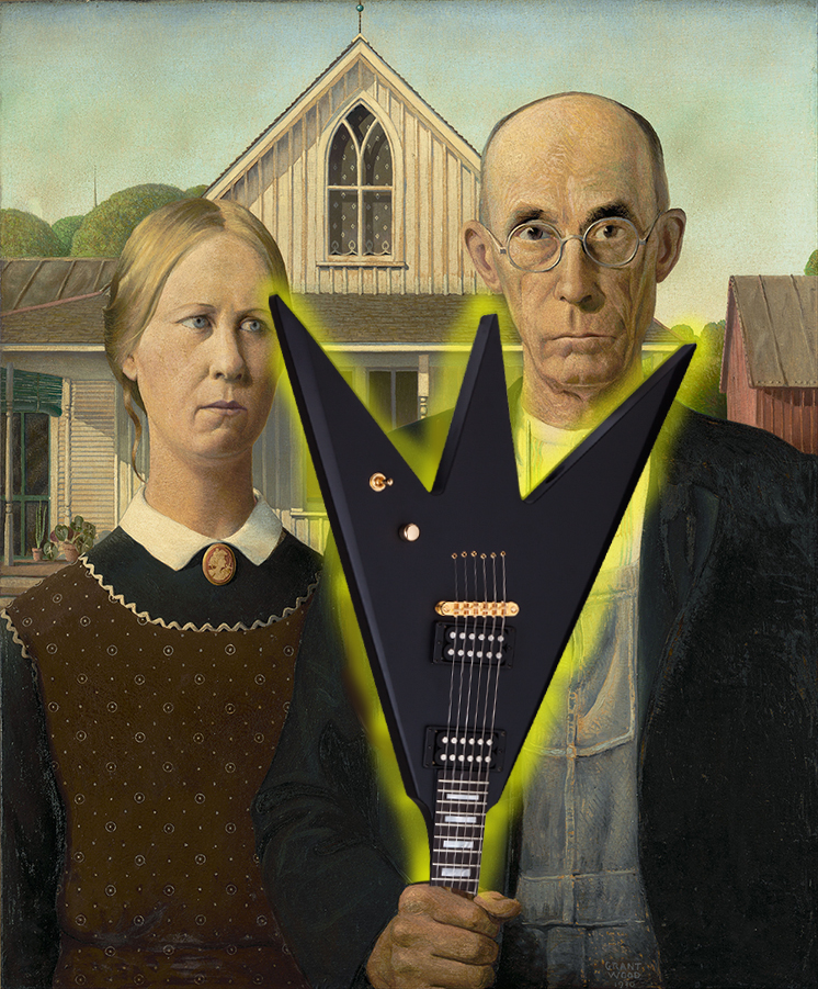 American Gothic Guitar Glow