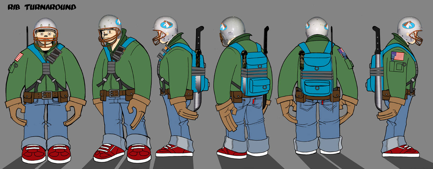 Rib in zombie fighting gear by jedijorel on DeviantArt