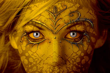 Eyes Of Gold And Metal