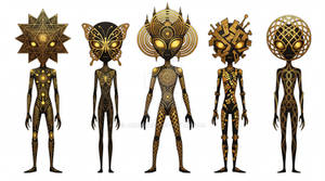 Black'n'gold Characters 1123