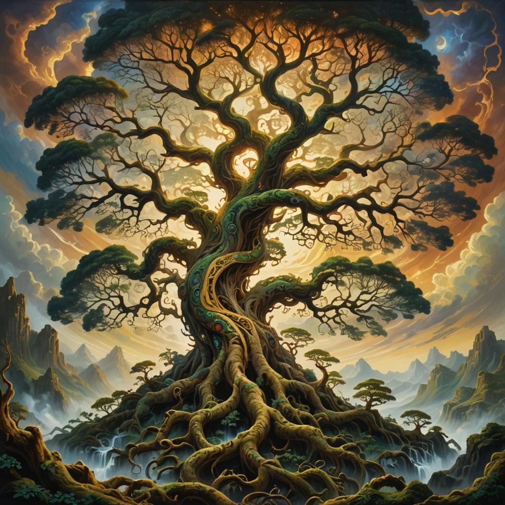 World Tree Visual The World Tree by AnnieDieuLeVeut on DeviantArt