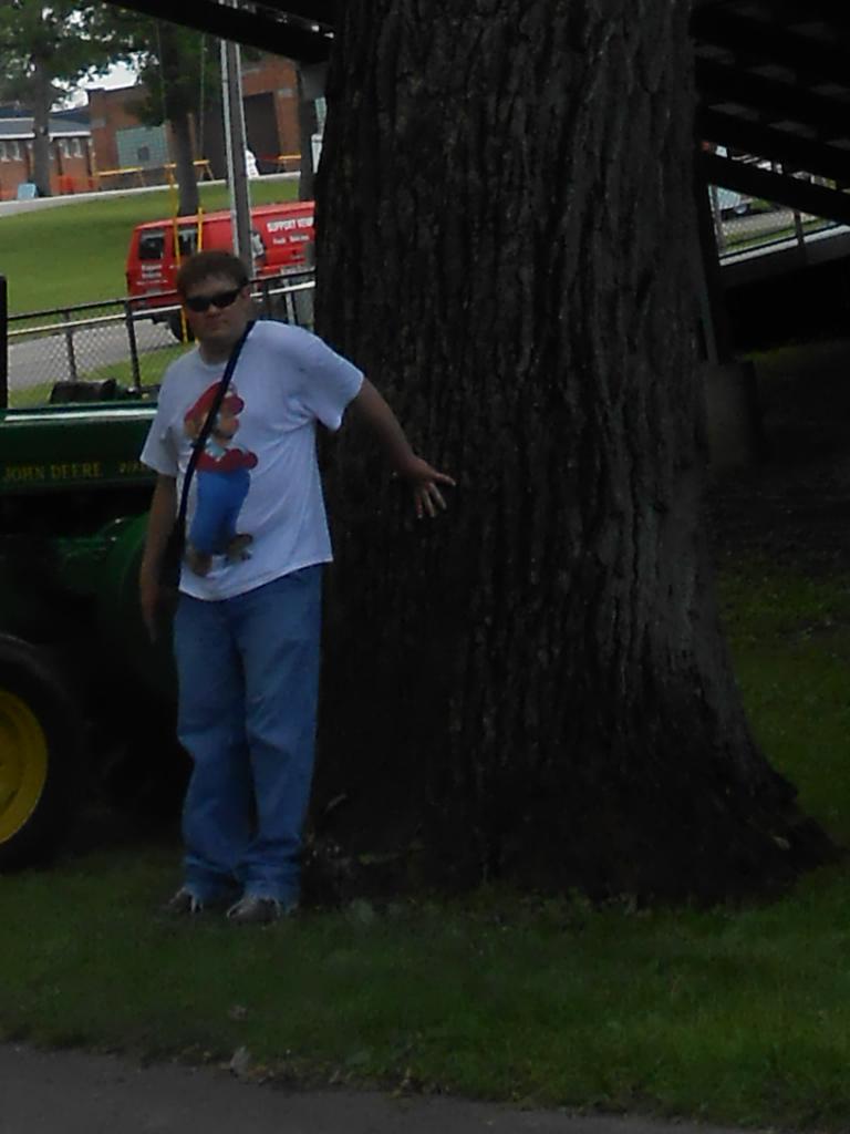 Me by the old oak tree