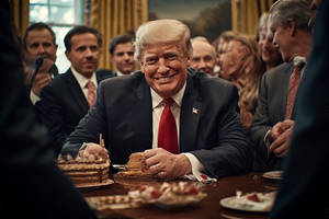 Donald Trump birthday party2