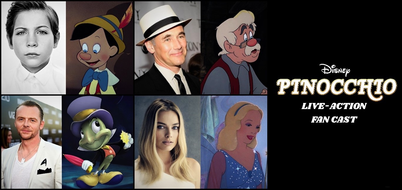 Disney's Pinocchio live-action fan cast by TristanHartup on DeviantArt