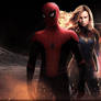 Spider-Man and Captain Marvel 