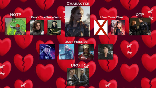 Black Widow extended true pairings