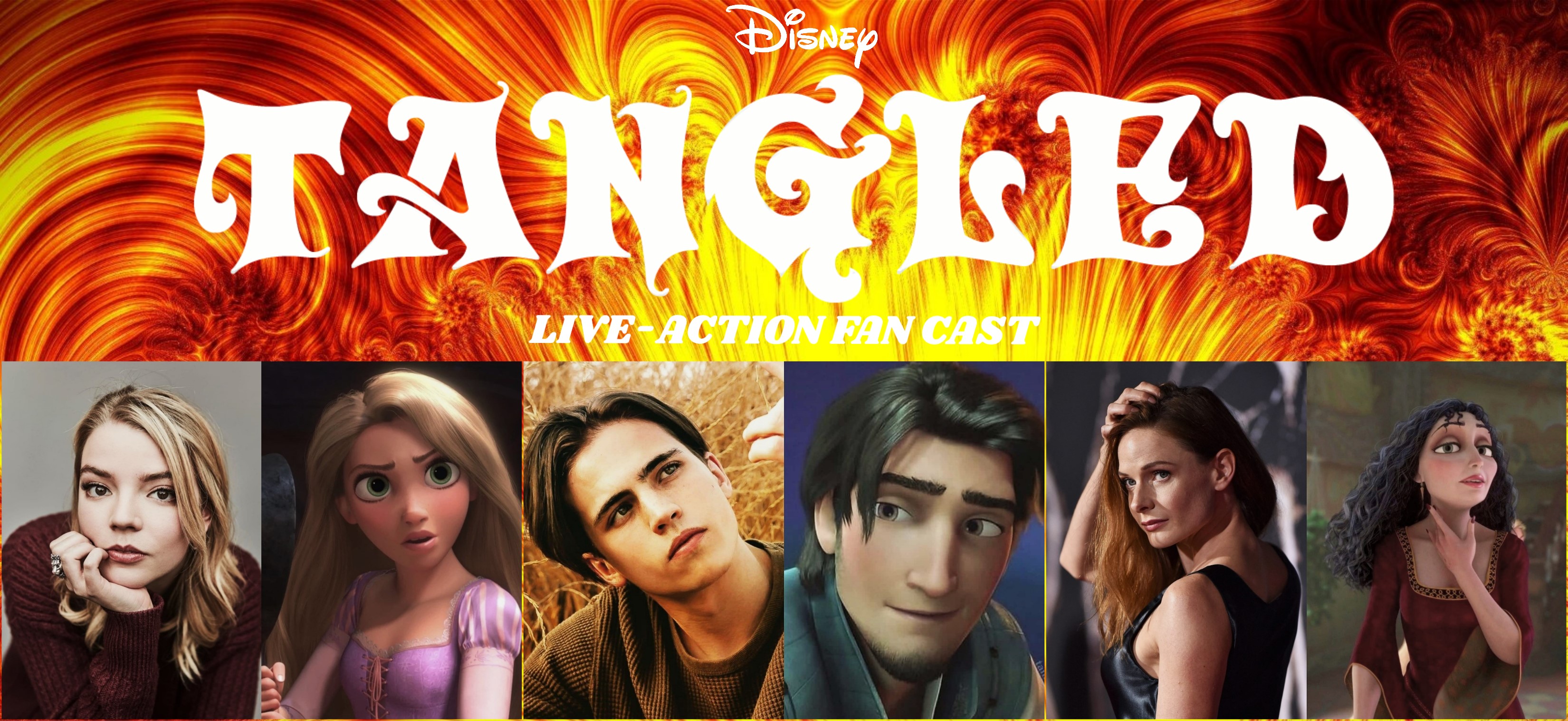 Disney's Tangled Live-Action Fan Cast by TristanHartup on DeviantArt