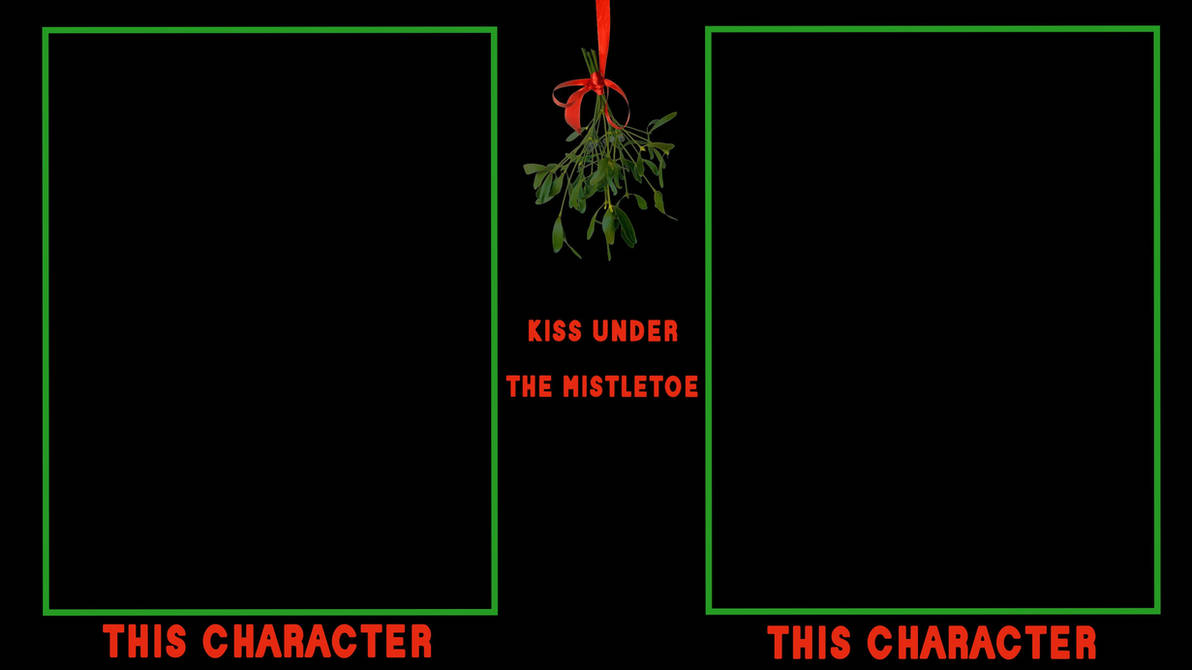 Mistletoe Kiss Meme Template