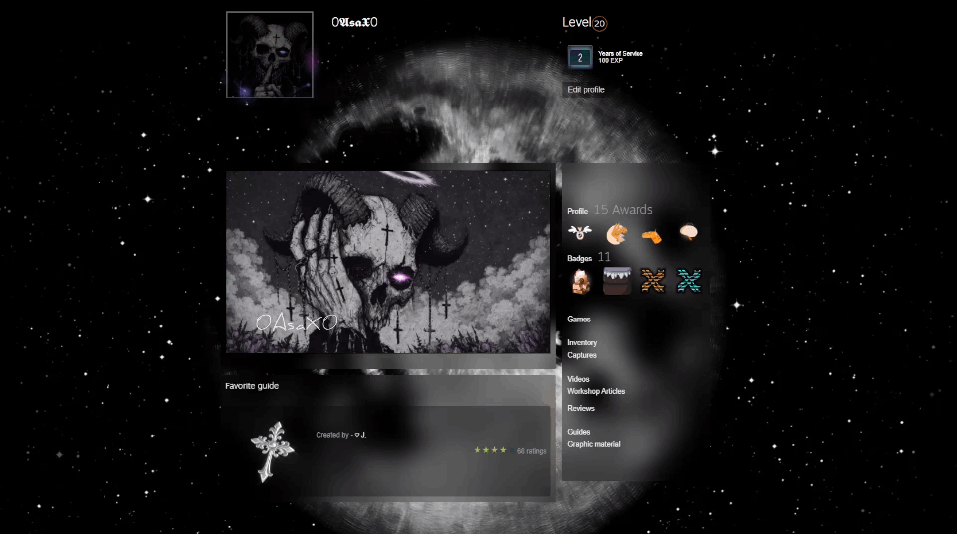 Steam Featured Artwork - Silent Blasphemy