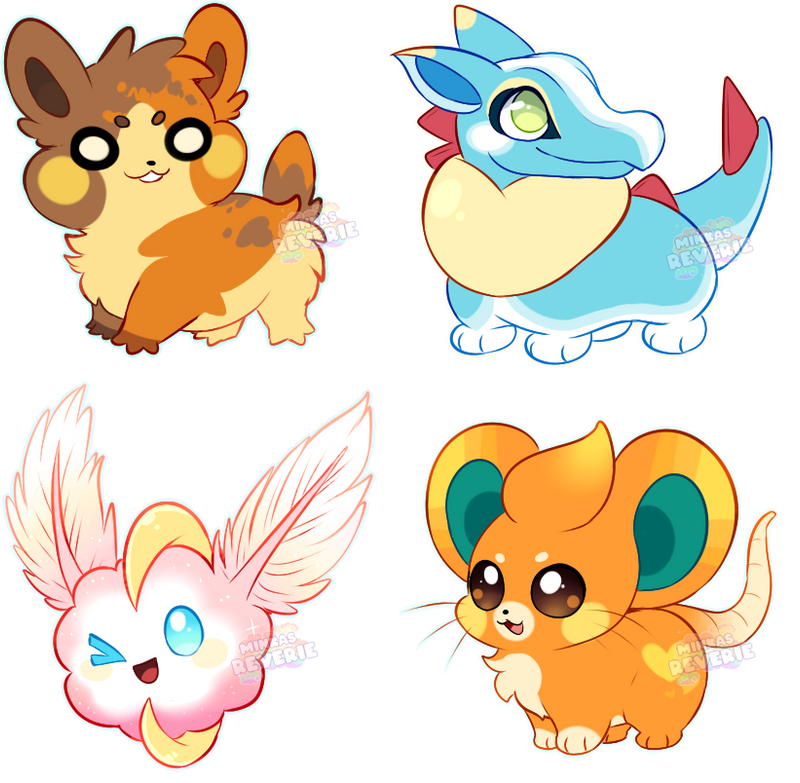 Custom Pokemon Inspiration Pokemon Customs by MinkasReverie on DeviantArt