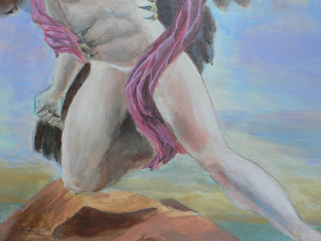 Zeus and Ganymede detail 2 WIP