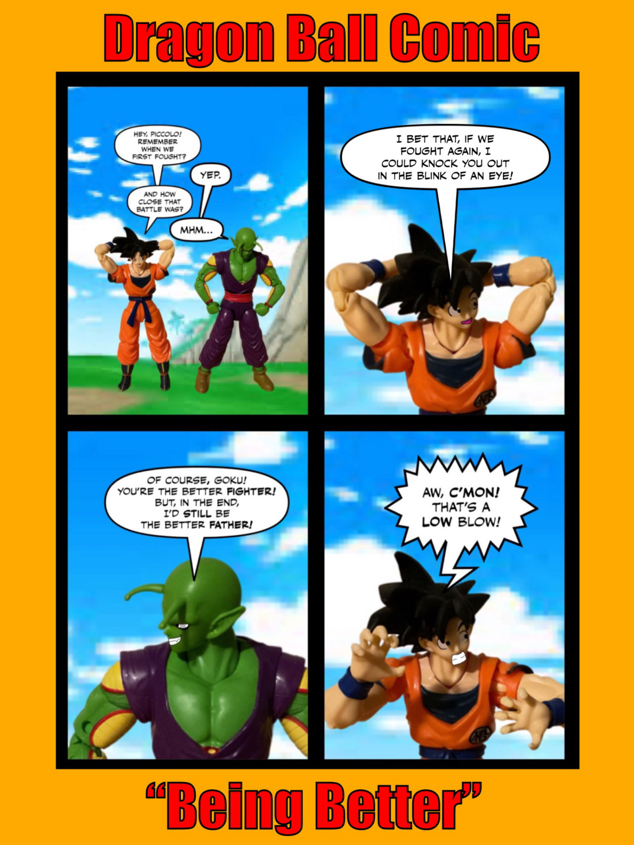 Dragon Ball 4-Koma - Being Better by GoFigureComics on DeviantArt