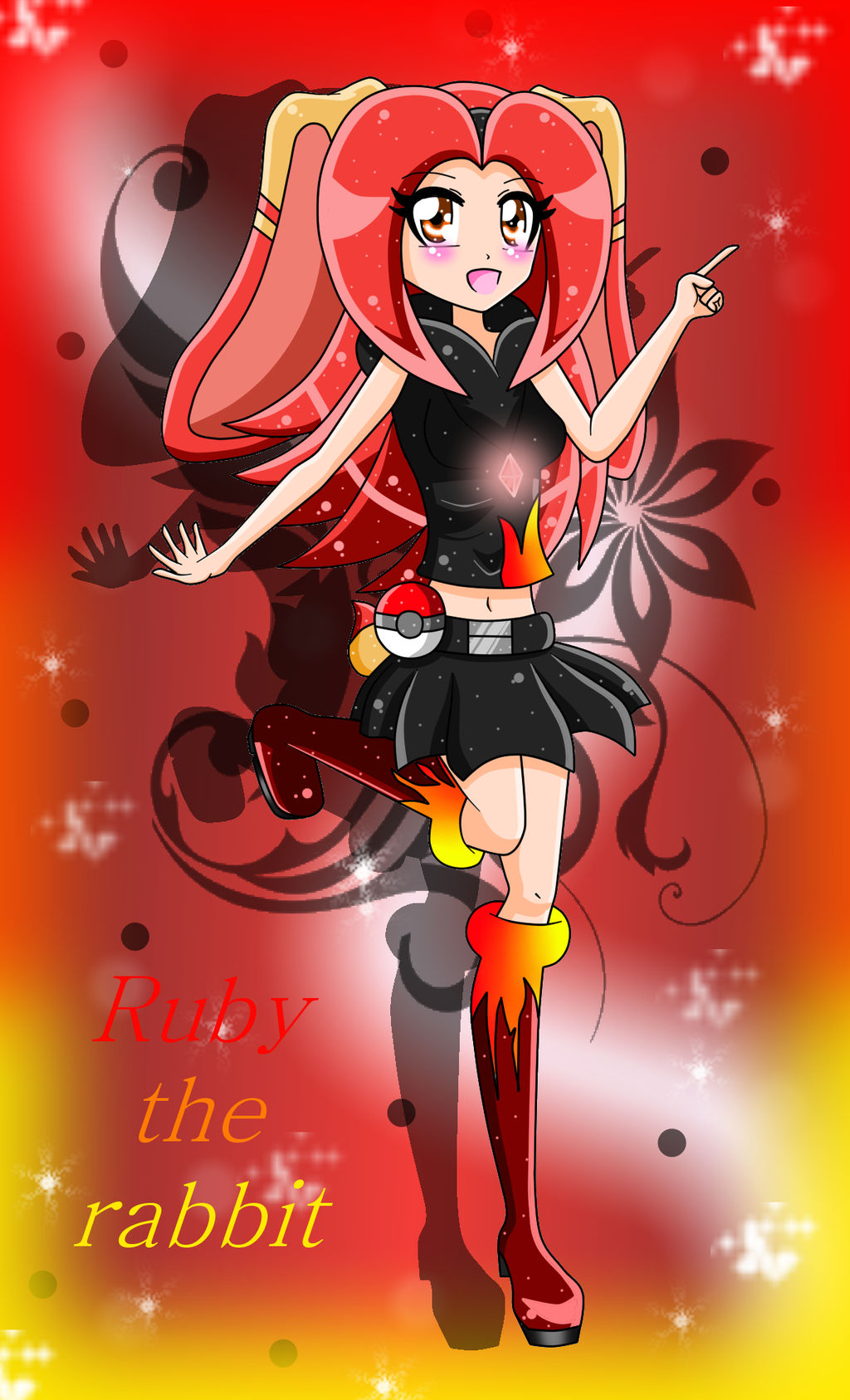Ruby the rabbit (Anime Style) by YanatheHedgehog on DeviantArt
