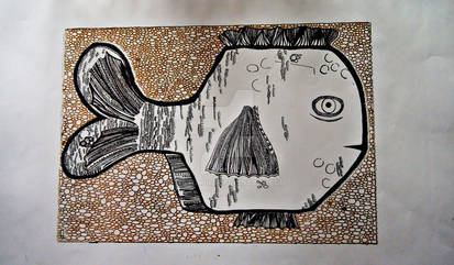 Fish - Lithography