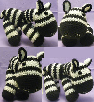 Zebra Amigurumi by Crowchet